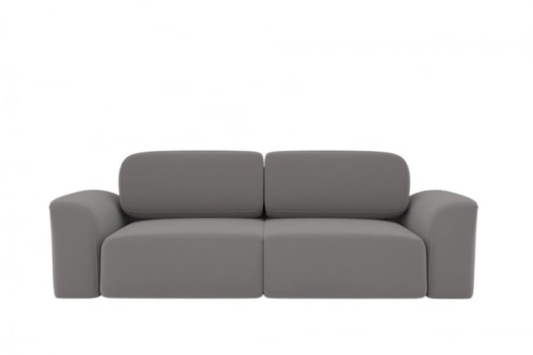 Диван прямой Сольхейм (Берхоусе) Цвет фасада: Левис 09 велюр; Тип: Прямой; Материал фасада: Металл/Велюр / (Berhouse)_0