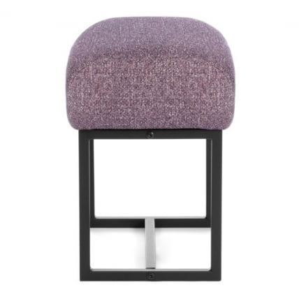 Пуф Чарли Лукс П/Чарли Люкс велюр/букле, ВТ шапе воод росе / Charli Lux VT shape wood rose_1