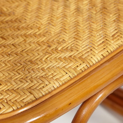 Кресло-качалка МИЛАНО (разборная) / без подушки / ротанг топ куалитй, 58кс136кс103 см, Когнаc (коньяк) / MILANO top quality, 58x136x103 Cognac_8