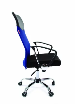 Кресло руководителя CХАИРМАН 610 Синий черный / CHAIRMAN_2