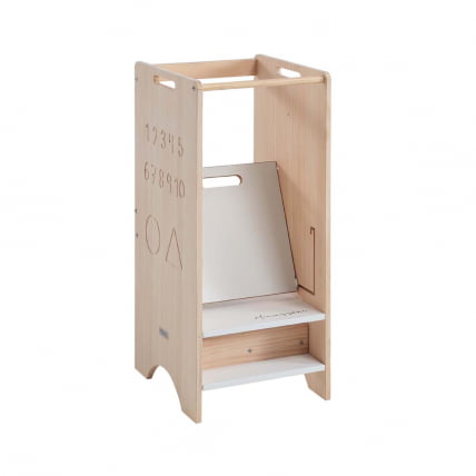 Стул-подставка Микуна Тротта МОНТ-1872 Ватервоод/Вхите / Micuna Trotta MONT-1872 Waterwood/White_1