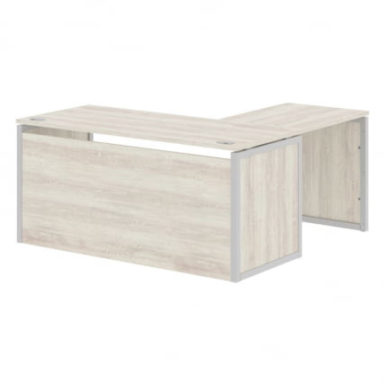 Стол письменный угловой левый КСТЕН-КП КСКПCТ 1615Х Л Сосна Эдмонт Серый / XTEN-QP XQPCT 1615H L_0