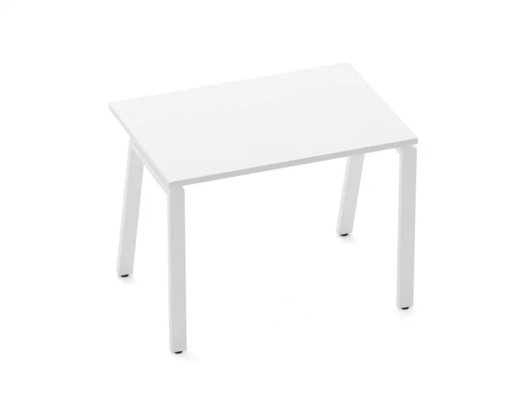 Стол прямой Дека Л-обр. каркас 73.07.10 Белый / Deka_1