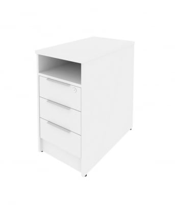 Тумба приставная Метал Сйстем Б.ТП-1 Белый/Серый / Metal System_0