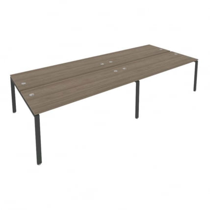 Рабочая станция на 4 раб.места Метал Сйстем Б.СМ-4.5 Вяз/Антрацит / Metal System_0