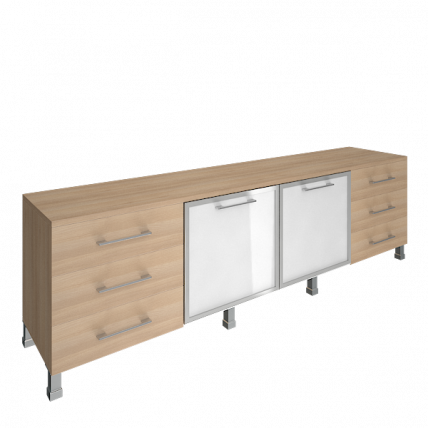 Тумба модульная четырехсекционная ЙАЛТА ЛТ-ТС 4.2Л Акация Лорка / YALTA LT-TS 4.2L_0