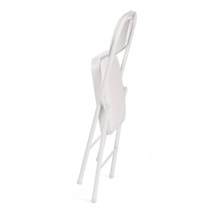 Стул складной ФОЛДЕР (мод. 3022Г) каркас: металл, сиденье/спинка: экокожа, 46.5 х 47.5 х 79 см, вхите (белый) / вхите (белый) / FOLDER (mod. 3022G) white white_5