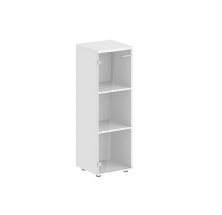 Шкаф средний со стеклом Сигма СГ.814.ВХ.ГЛ Белый / Sigma SG.814.WH.GL_0