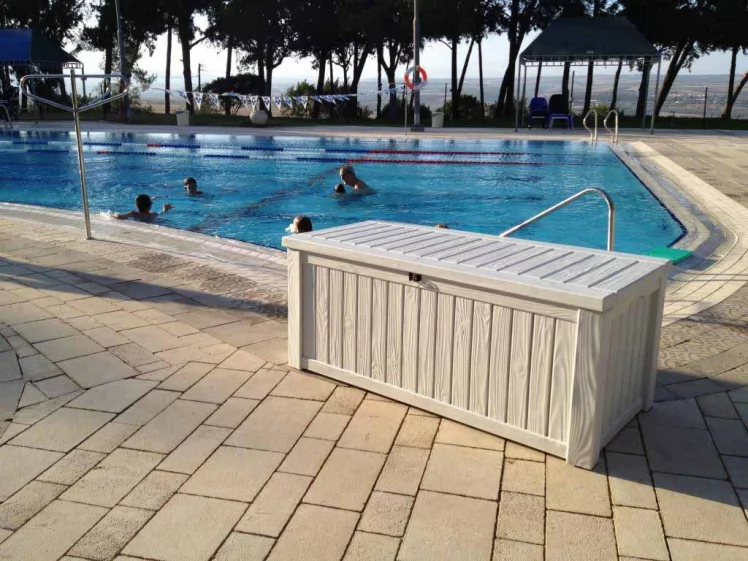 Сундук классический РОCКВООД СТОРАГЕ БОКС 570 Л Коричневый/Крем / ROCKWOOD STORAGE BOX L_3