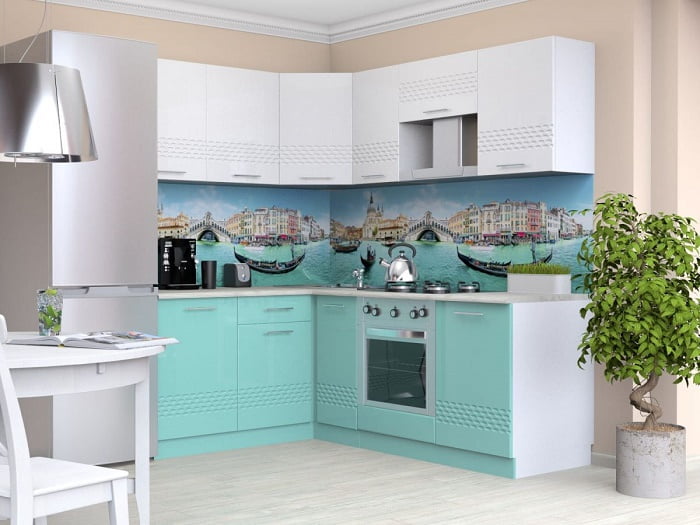 Глянцевый фартук (КОМПОЗИТ) КМ 41 / KM_2