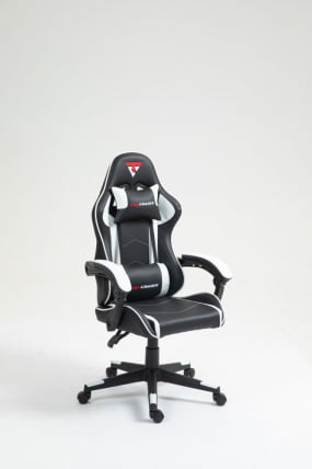 Кресло спортивное ТопЧаирс Шадов черно-белый / TopChairs Shadow_2