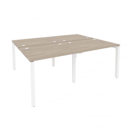 Рабочая станция на П-образном м/к ОНИКС О.МП-Д.РС-4.1.8 Дуб Аттик/Белый / ONIX O.MP-D.RS-4.1.8_0