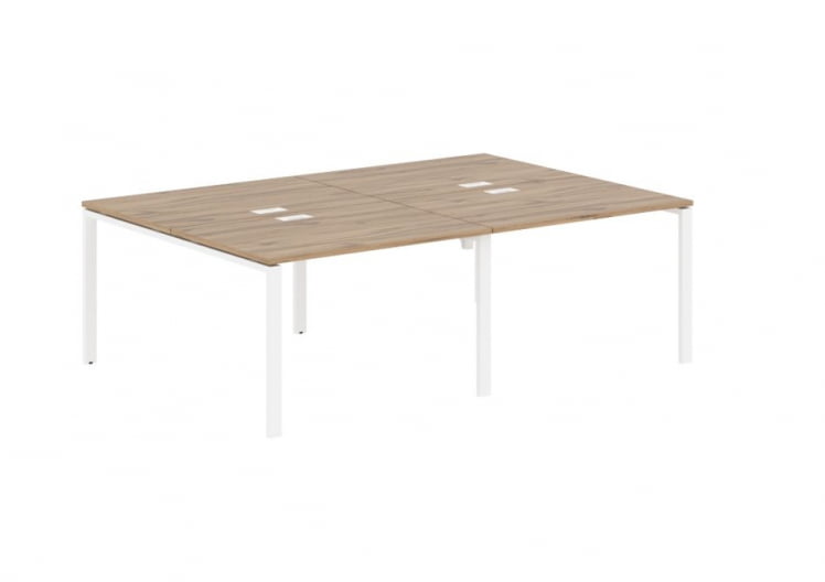 Бенч-система 4-местная ЕДИС ЕУВСТ 2316 Дуб Денвер светлый Белый / EDIS EUWST_0