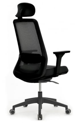 Кресло Ворк W-218C БЛАCК Черный / Work BLACK_2