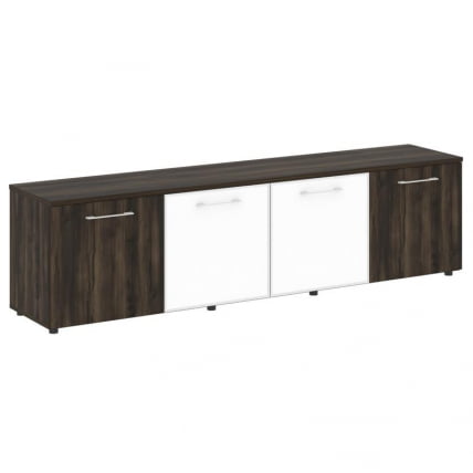 Тумба модульная Ялта ЛТ.ТС-4.5 вхите Дуб Мали/Стекло Вхите 2188*450*580 / LT.TS-4.5 white White_0