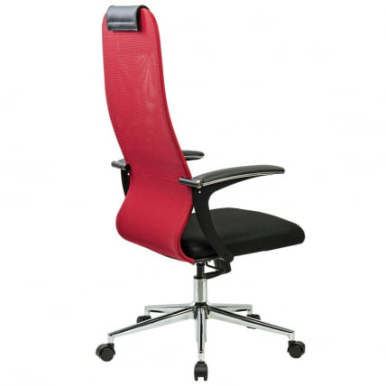 Кресло руководителя БРАБИКС ПРЕМИУМ Ултимате ЕКС-801 хром Черное/красное / BRABIX PREMIUM Ultimate EX-801_3