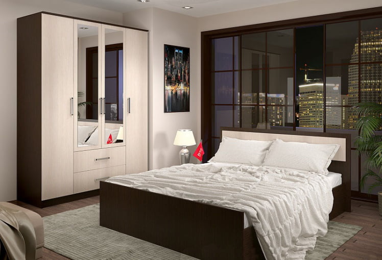 Шкаф четырехдверный Фиеста 06_2