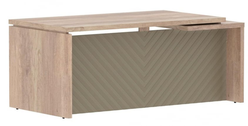 Стол руководителя левый Торр ЛУКС ТЛCТ 189 Л Дуб Каньон Капучино / Torr LUX TLCT L_0