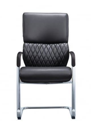 Кресло офисное Еверпроф Пресидент CФ Экокожа Черный / Everprof President CF_1