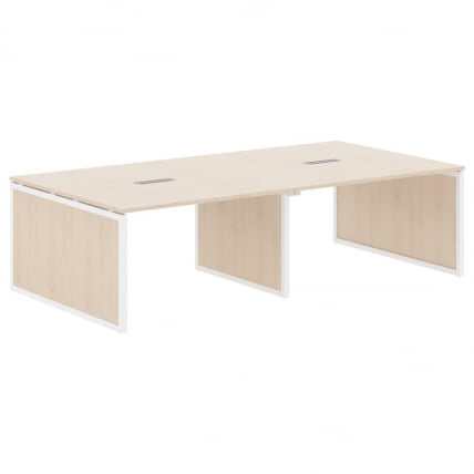 Конференц-стол КСТЕН-КП КСКПСCТ 2714 Бук Тиара Белый / XTEN-QP XQPSCT_0