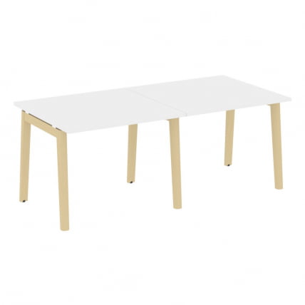 Стол переговорный (2 столешницы) ОНИКС ВООД ОВ.ПРГ-2.1 Белый Бриллиант/Светлый / ONIX WOOD OW.PRG-2.1_0