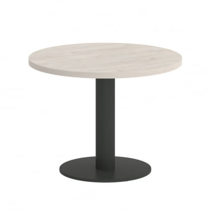 Стол журнальный круглый ХОМЕ ОФФИCЕ ВР.СП-5-60.1Г Денвер Светлый/Антрацит металл / HOME OFFICE VR.SP-5-60.1G_0