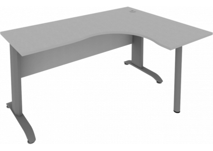 Стол криволинейный правый Рива ПЛ.СА-4 Пр Серый / Riva_0