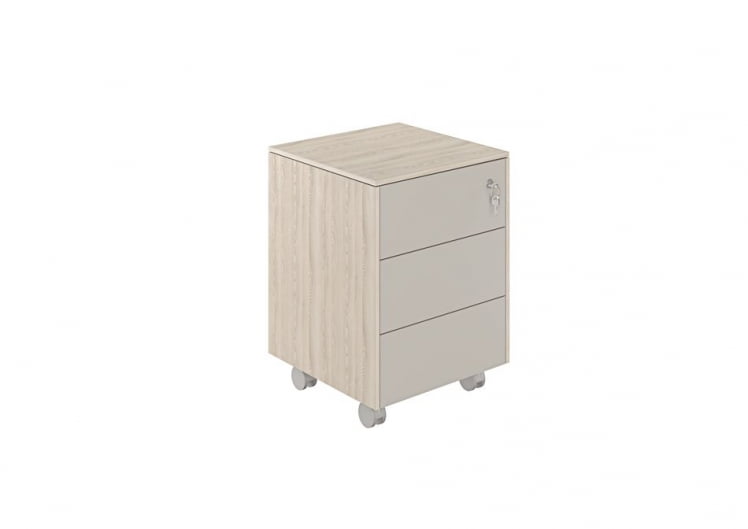 Тумба мобильная Атлас НЗ-0214.ЙН.ГС Ясень Наварра Серый камень / Atlas NZ-0214.YN.GS_0