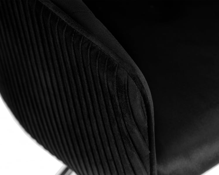 Стул барный ДОБРИН ДЭРCЙ БЛАCК (черный велюр (1922-21)) / DOBRIN DARCY BLACK_6