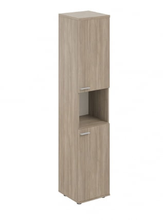 Шкаф высокий с нишей правый Сигма СГ.846.ОД.ОД.ОД.Р Дуб темный / Sigma SG.846.OD.OD.OD.R_0