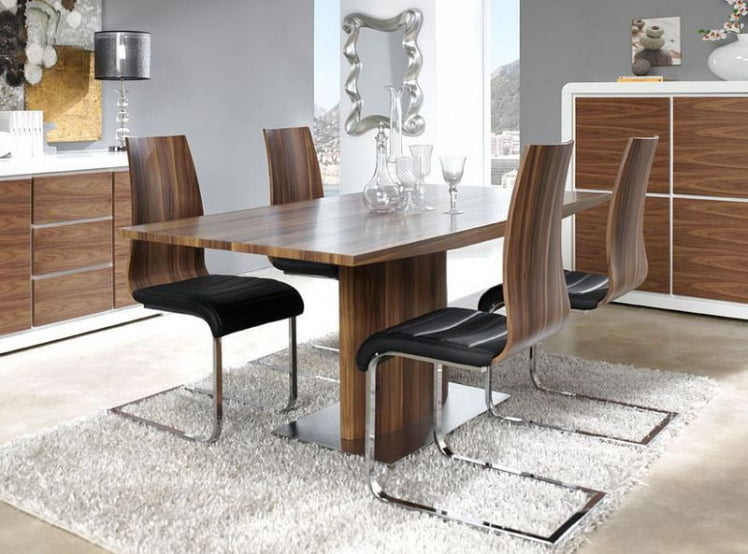 Стол обеденный ДУПЕН (160) ДТ-02 Орех / DUPEN DT-02_2