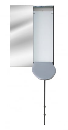 Шкаф со встроенной гладильной доской Ирон Слим (левый, купе) Венге / Iron Slim_7