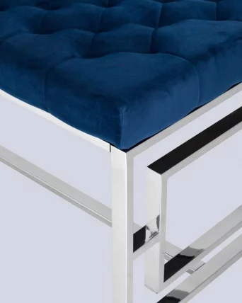 Банкетка БРУКЛИН велюр Синий_4