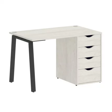 Стол письменный ХОМЕ ОФФИCЕ ВР.СП-3-118.4.А Дуб Наварра/Антрацит металл / HOME OFFICE VR.SP-3-118.4.A_0