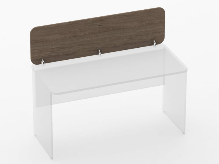 Экран разделительный прямой Глассй 5.14.14 Дуб Верцаска / Glassy_0