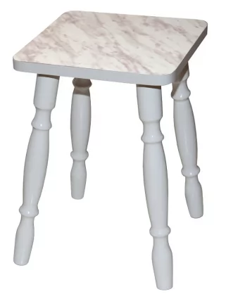 Табурет пл. 1кат. Ноги белые КОМПЛЕКТ 2 шт._0