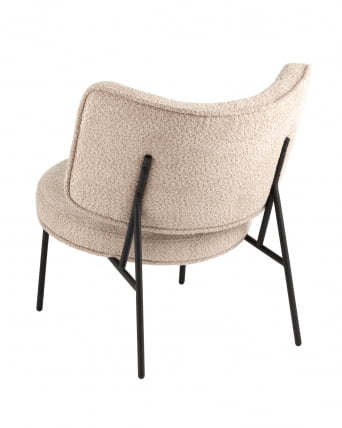 Кресло Дистриcт Лоунге букле Капучино / District Lounge_4