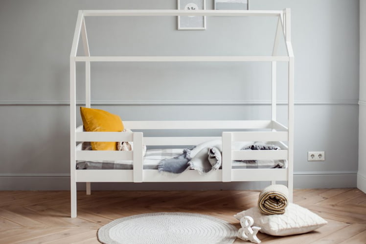 Кровать-домик РооРоом кд-22С Серый / RooRoom_1