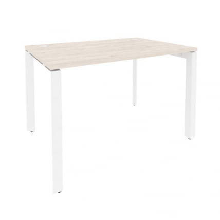 Стол рабочий на П-образном м/к ОНИКС О.МП-СП-2.8 Денвер Светлый/Белый / ONIX O.MP-SP-2.8_0