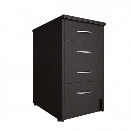 Тумба приставная (с замком) Рива А.ТП-4.1Ф-С Венге Цаво / Riva А.ТП-4.1F-S_0