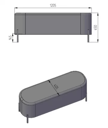 Пуф большой Гаваии (ПБ) Светл серый / Gawaii_5