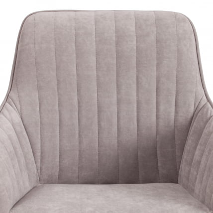 Кресло офисное ДУБЛИН велюр Cлермон, св. -серый, 60 / DUBLIN Clermon,_6