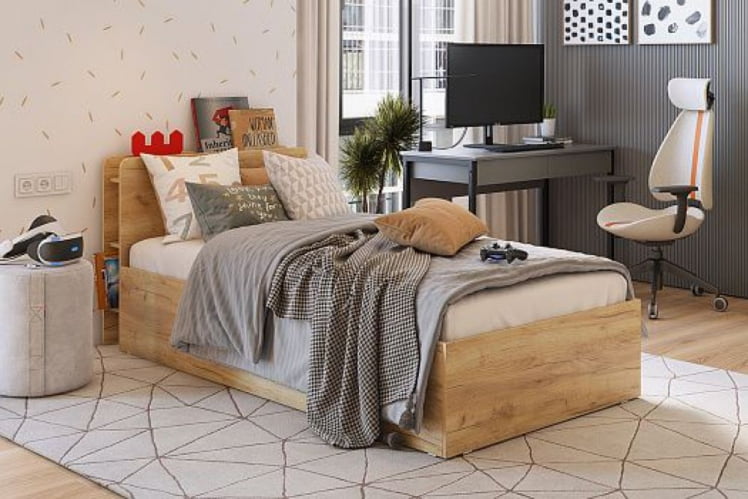 Стол Юниор СМУ-01 графит/черный муар / SMU-01_8