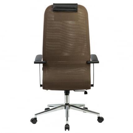 Кресло руководителя БРАБИКС ПРЕМИУМ Ултимате ЕКС-801 хром Черное/коричневое / BRABIX PREMIUM Ultimate EX-801_5