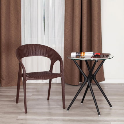 Стул ТИНТО (мод. ПC59) / 1 шт. в упаковке пластик, 60 х 63 х 83 см, Бровн (коричневый) 14 / TINTO (mod. PC59) Brown_8