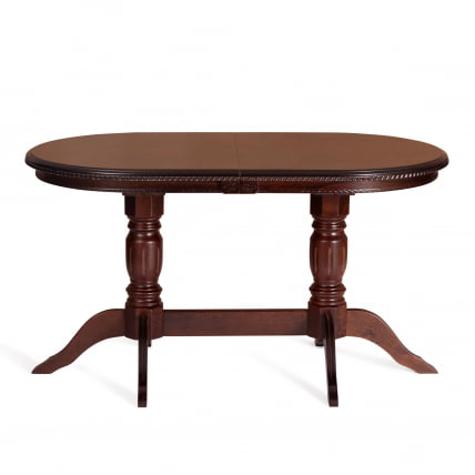 Стол CОППОЛА бук, мдф, 140+40кс80кс77см, Тобаcко, узор прямой / COPPOLA 140+40x80x77см, Tobacco,_2