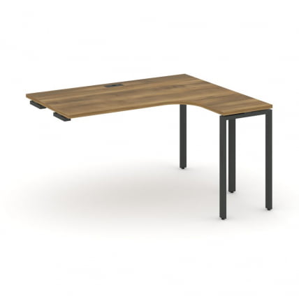 Стол-приставка к опорной тумбе/шкафу (правый) CОНCЕПТ CН.ОСАПР-005(Р) Сандал Янтарный Черный / CONCEPT CN.OSAPR-005(R)_0