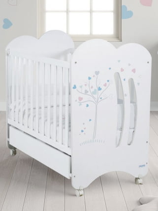 Кровать Микуна Аура 120кс60 Вхите / Micuna Aura 120x60 White_0