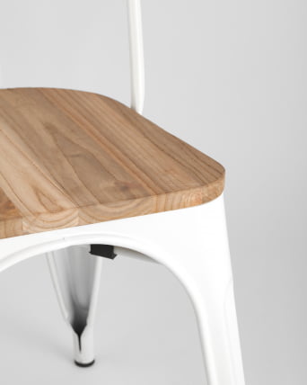 Стул ТОЛИКС ВООД Белый / TOLIX WOOD_5