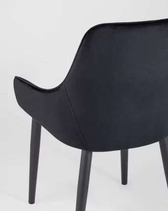 Стул Диана велюр Черный_5